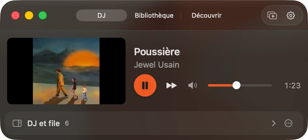 Compact · Poussière dans Sillage sur Mac